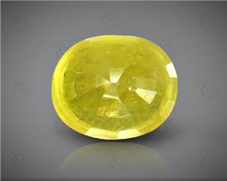 Natural Heated & Treated Yellow Sapphire Certified 6.28 CTS ( 8205/15 )
